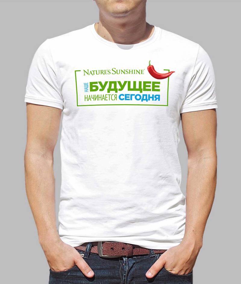 Футболка с принтом